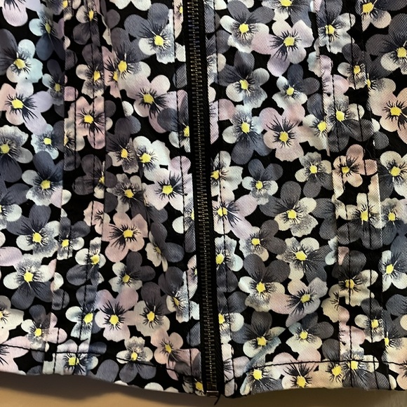 H&M Strapless Front Zipper Pink Purple Periwinkle Bustier Mini Dress 4 - Picture 7 of 16